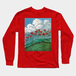 Poppies Long Sleeve T-Shirt